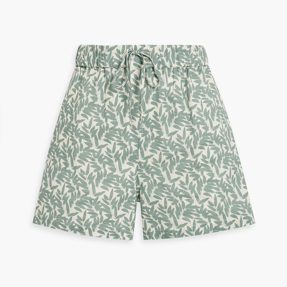 Onia Air Linen Elastic Drawstring Short